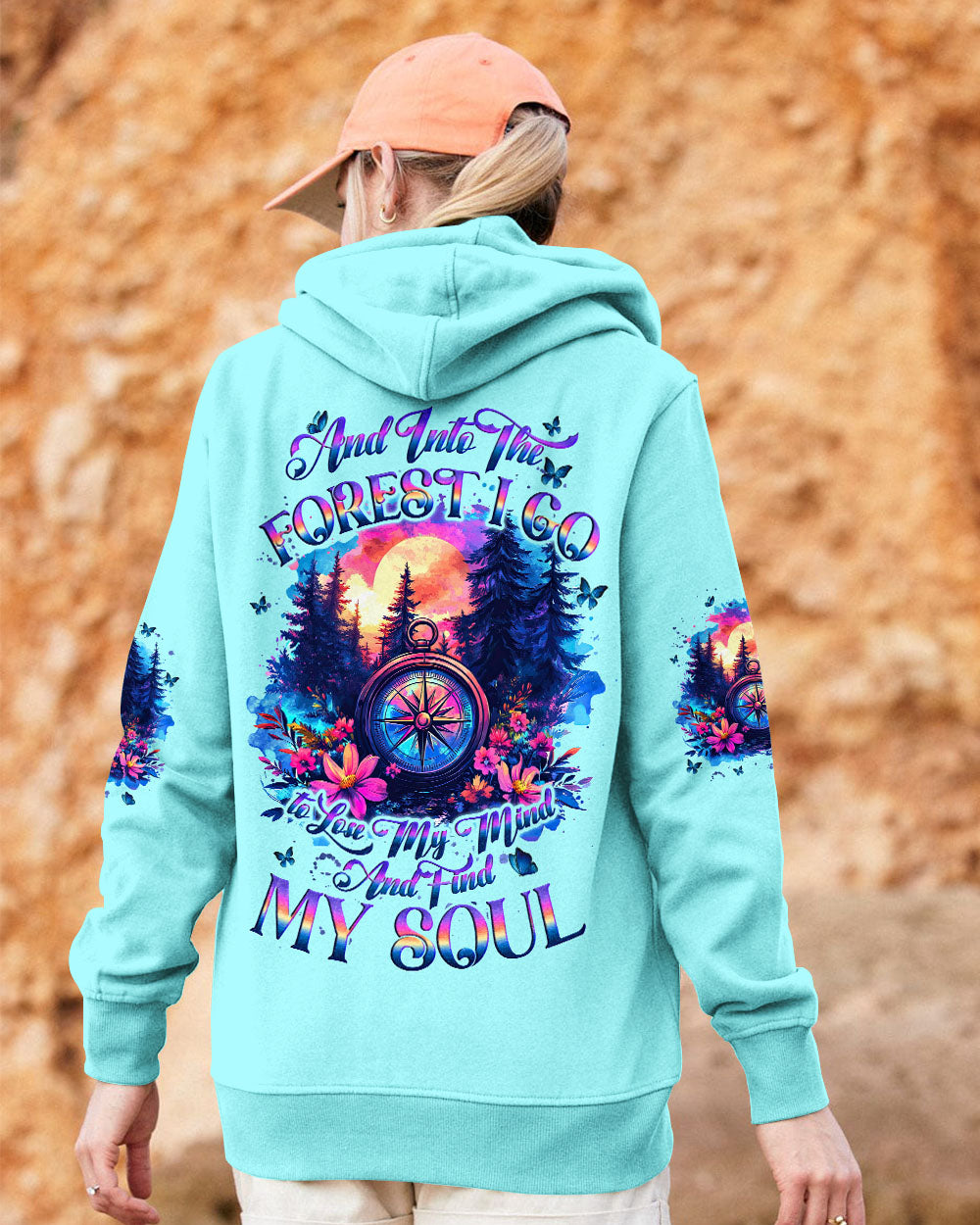 AND INTO THE FOREST I GO COMPASS ALL OVER PRINT - TYQY1906251