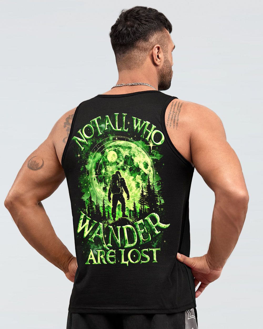 NOT ALL WHO WANDER ARE LOST BIGFOOT ALL OVER PRINT - TYQY2001253
