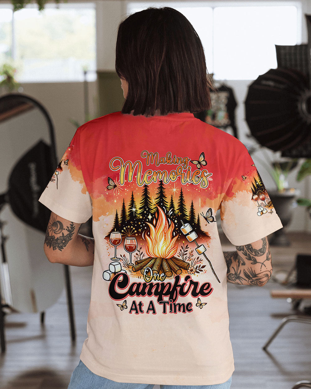 MAKING MEMORIES ONE CAMPFIRE AT A TIME ALL OVER PRINT - TYQY2006247