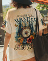 NOT ALL WHO WANDER ARE LOST COMPASS ALL OVER PRINT - TYQY2009242