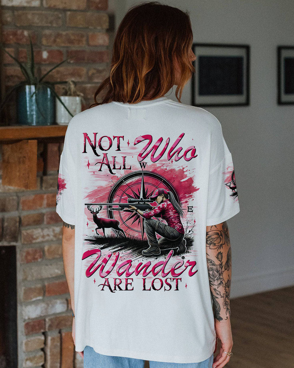 NOT ALL WHO WANDER ARE LOST HUNTING ALL OVER PRINT - TYQY2011244