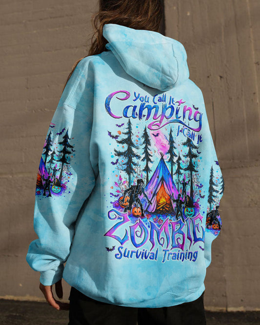 ZOMBIE SURVIVAL TRAINING CAMPING HALLOWEEN ALL OVER PRINT - TYQY2108241