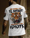 THE CLOSER I GET TO NATURE TIGER ALL OVER PRINT - TYQY2111242