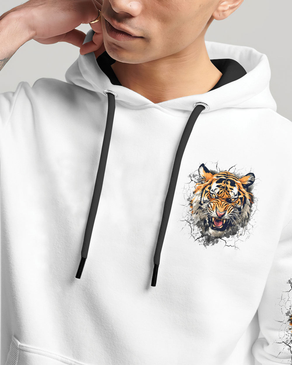 THE CLOSER I GET TO NATURE TIGER ALL OVER PRINT - TYQY2111242