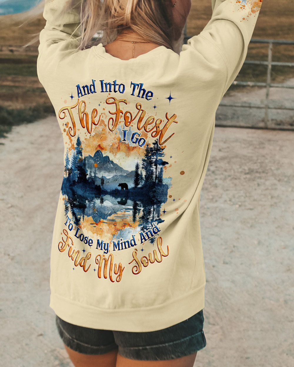 AND INTO THE FOREST I GO ALL OVER PRINT - TYQY2403254