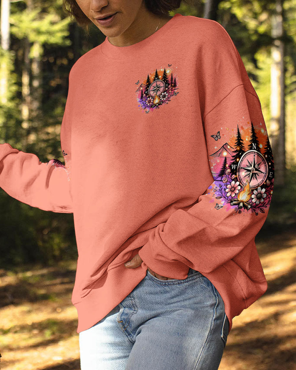 NOT ALL WHO WANDER ARE LOST COMPASS ALL OVER PRINT - TYQY2506244