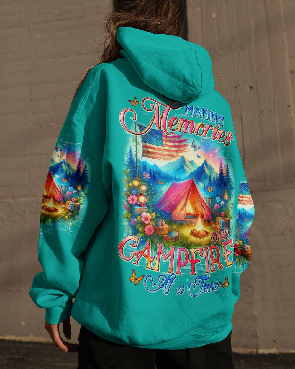 MAKING MEMORIES ONE CAMPFIRE AT A TIME ALL OVER PRINT - TYQY2604243