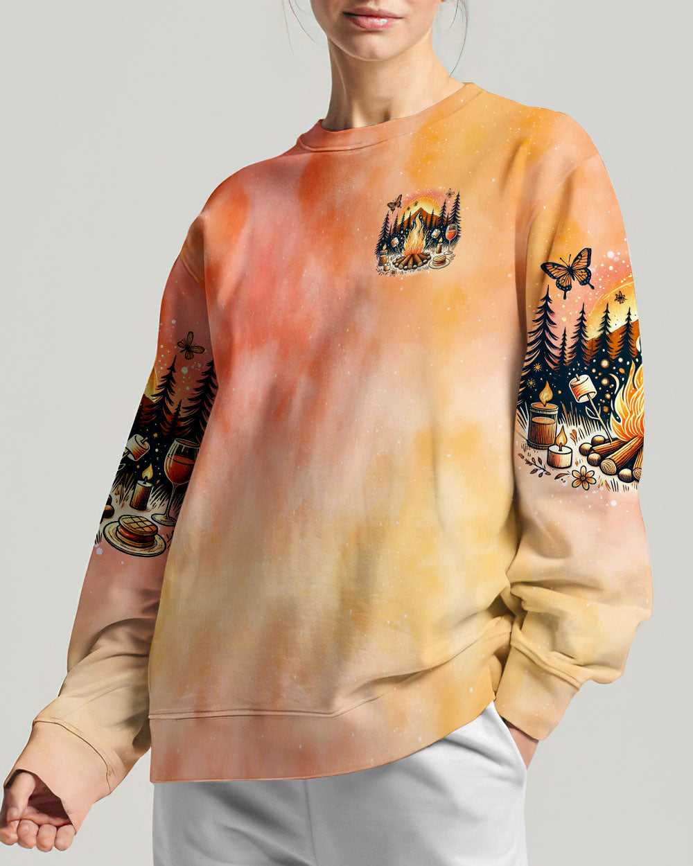 LIFE IS BETTER AROUND THE CAMPFIRE ALL OVER PRINT - TYQY2606242
