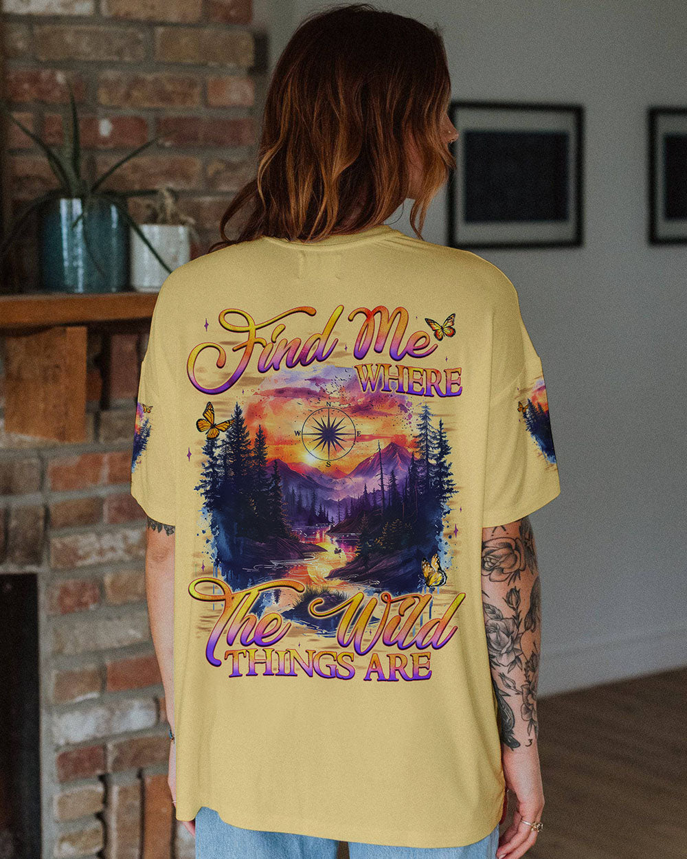 FIND ME WHERE THE WILD THINGS ARE ALL OVER PRINT - TYQY2609241
