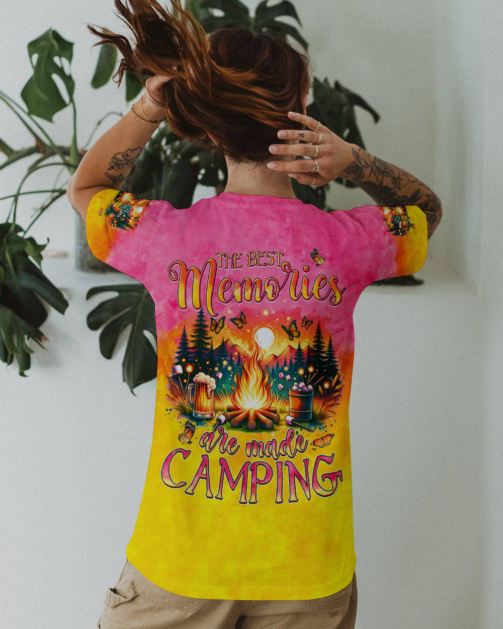 THE BEST MEMORIES ARE MADE CAMPING ALL OVER PRINT - TYQY2806244