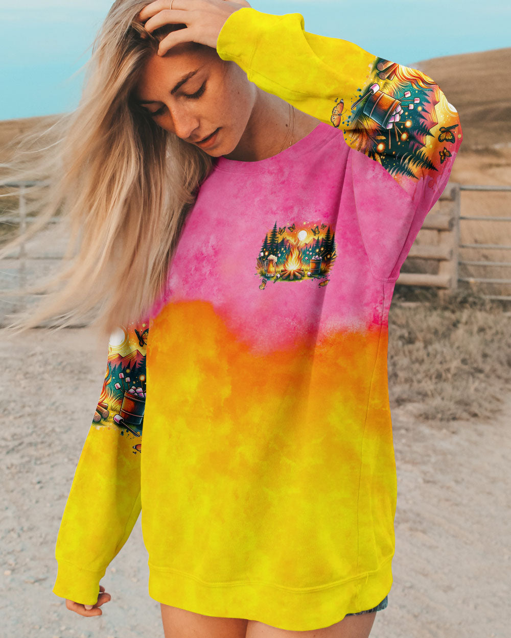 THE BEST MEMORIES ARE MADE CAMPING ALL OVER PRINT - TYQY2806244