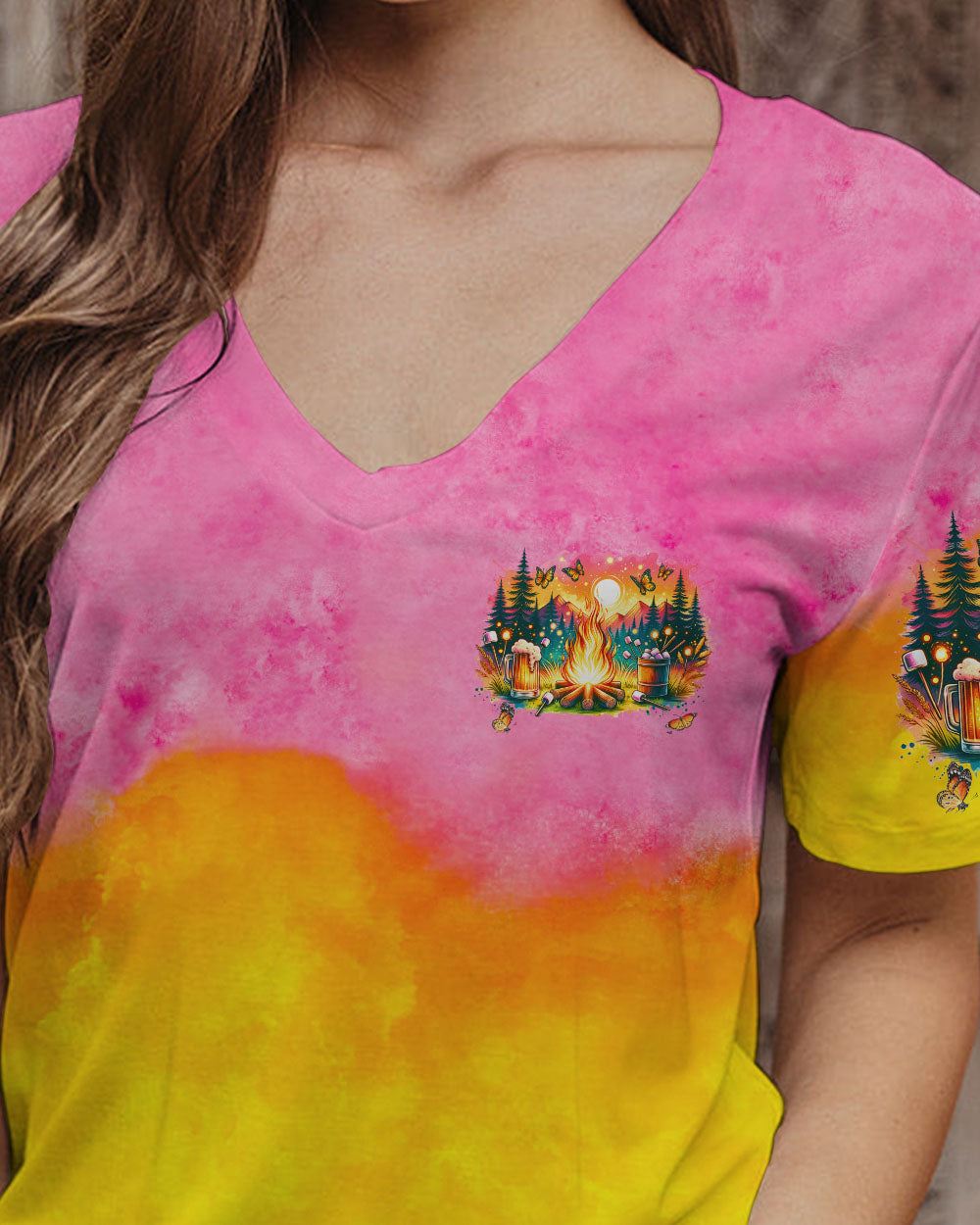 THE BEST MEMORIES ARE MADE CAMPING ALL OVER PRINT - TYQY2806244