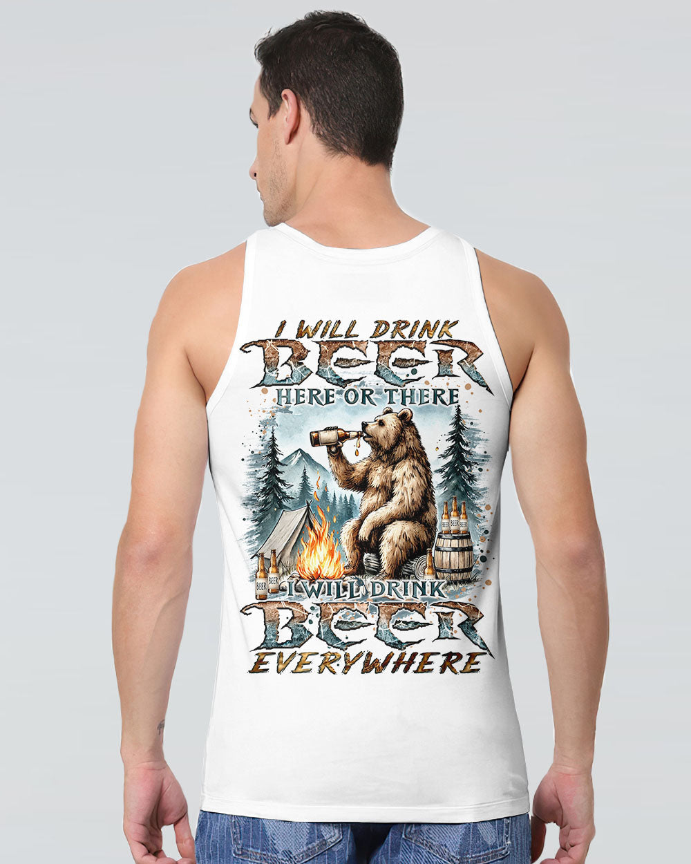 I WILL DRINK EVERYWHERE BIGFOOT ALL OVER PRINT - TYQY2808241