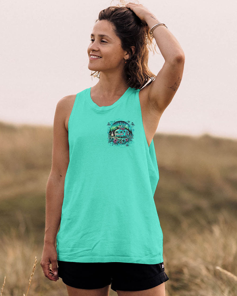QUEEN OF THE CAMPER ALL OVER PRINT - TYQY2907242