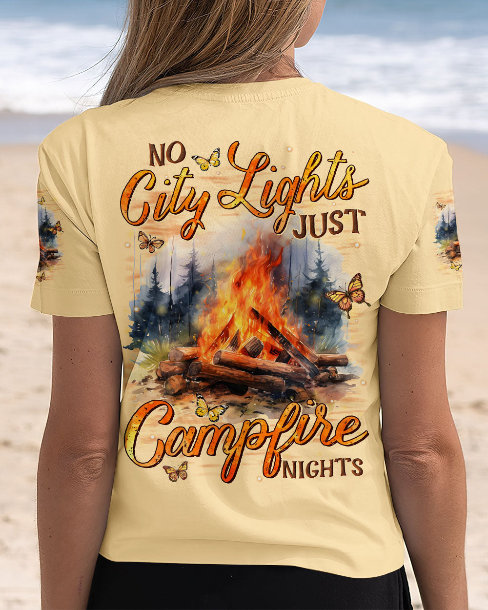 JUST CAMPFIRE NIGHTS ALL OVER PRINT - TYQY2910243
