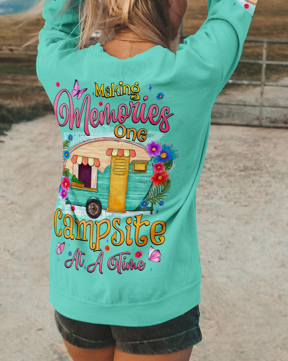 MAKING MEMORIES ONE CAMPSITE AT A TIME ALL OVER PRINT - TYQY3010244