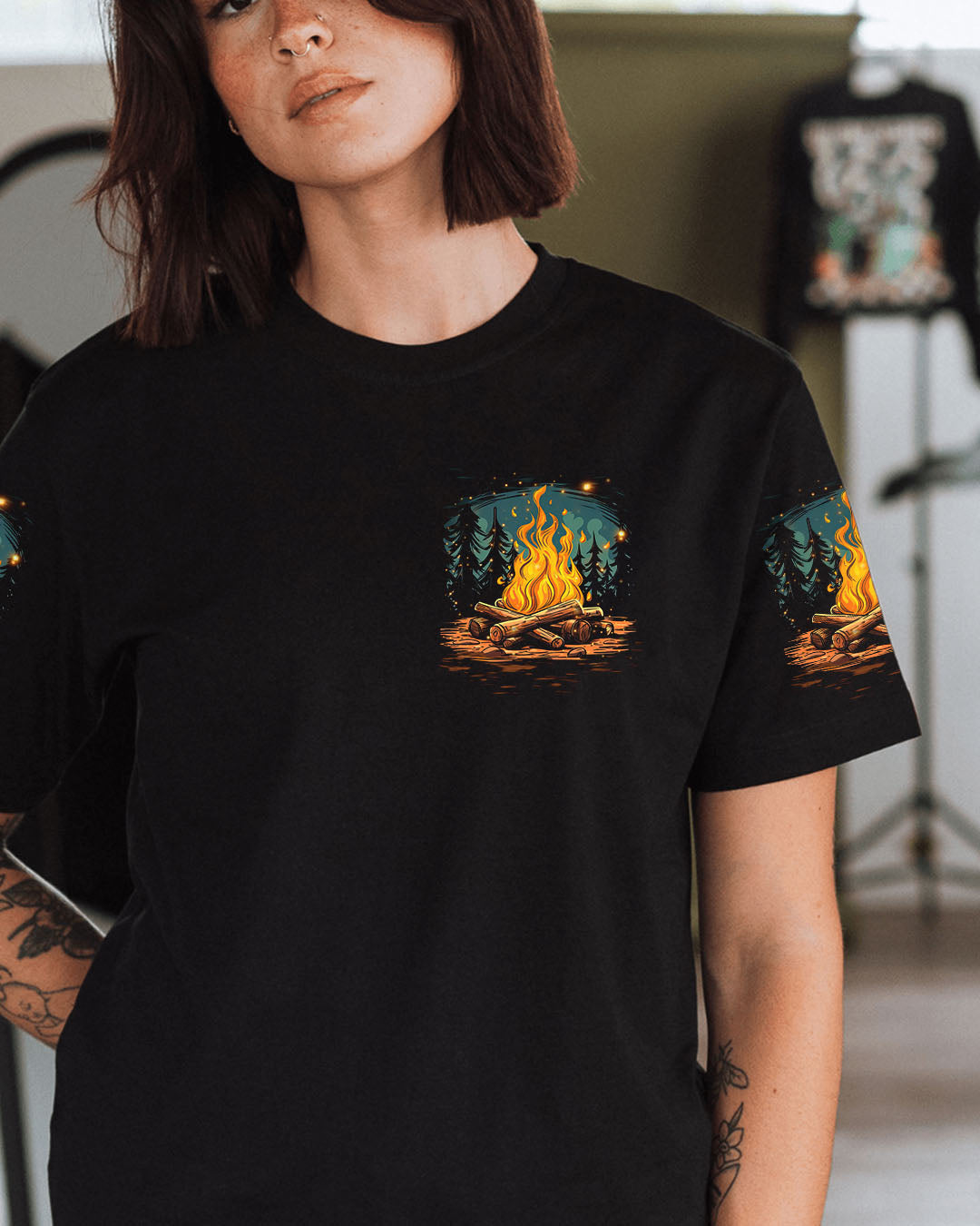 MAKING MEMORIES ONE CAMPFIRE AT A TIME ALL OVER PRINT - TYTD0108251