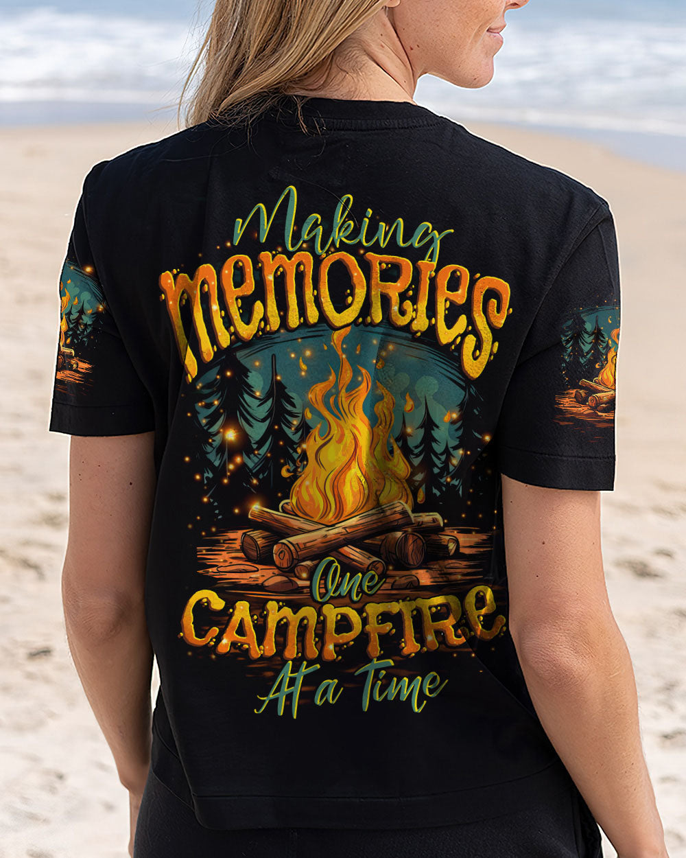 MAKING MEMORIES ONE CAMPFIRE AT A TIME ALL OVER PRINT - TYTD0108251