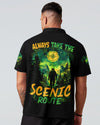 ALWAYS TAKE THE SCENIC ROUTE BIGFOOT ALL OVER PRINT - TYTD0302252