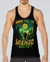 ALWAYS TAKE THE SCENIC ROUTE BIGFOOT ALL OVER PRINT - TYTD0302252