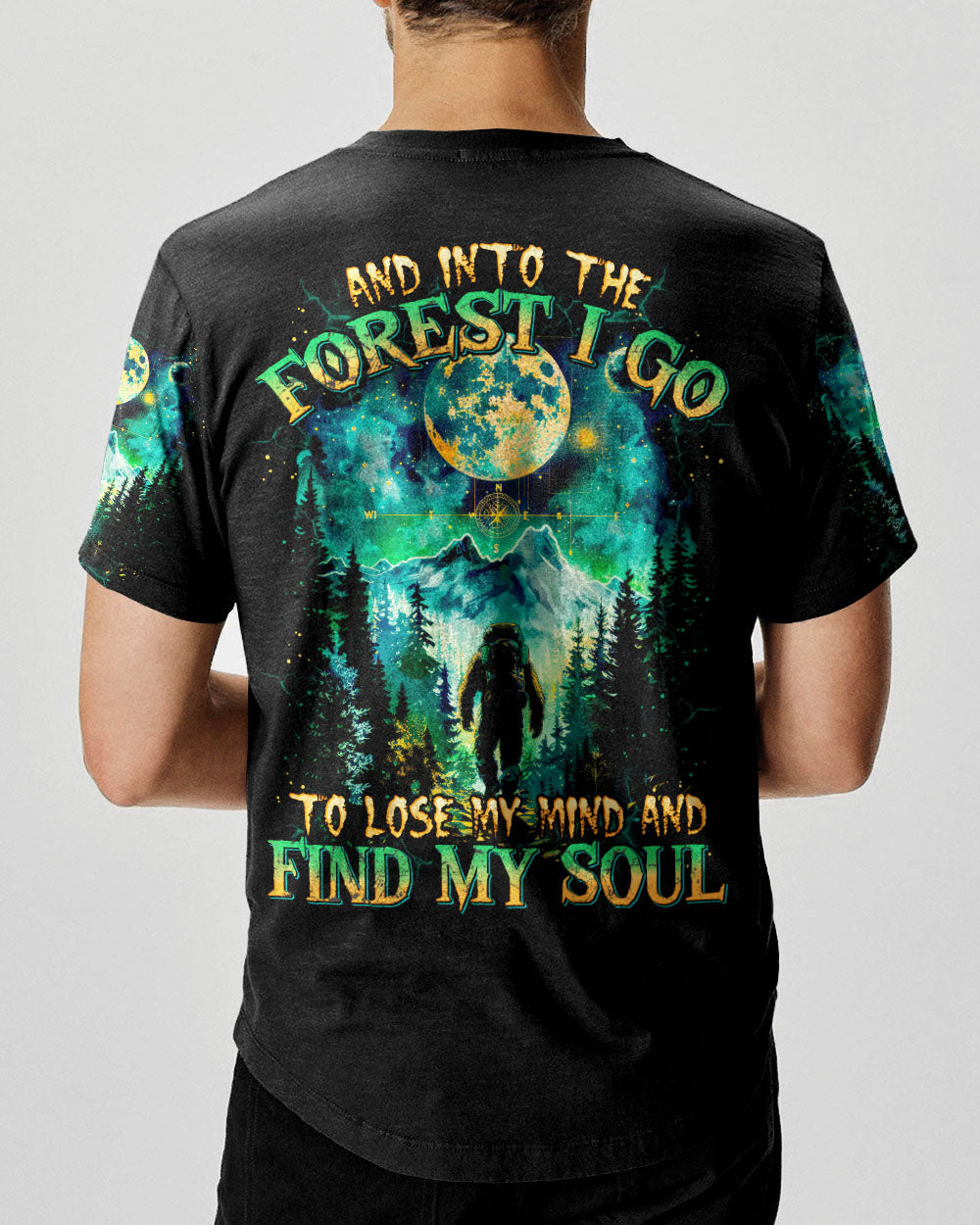 AND INTO THE FOREST I GO BIGFOOT ALL OVER PRINT - TYTD0502253