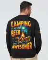 CAMPING IS AWESOME BEER MAKE IT AWESOMER ALL OVER PRINT - TYTD0506251