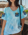 SMELL THE SEA FEEL THE BREEZE COMPASS ALL OVER PRINT - TYTD0904251