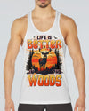 LIFE IS BETTER IN THE WOODS DEER ALL OVER PRINT - TYTD1007253