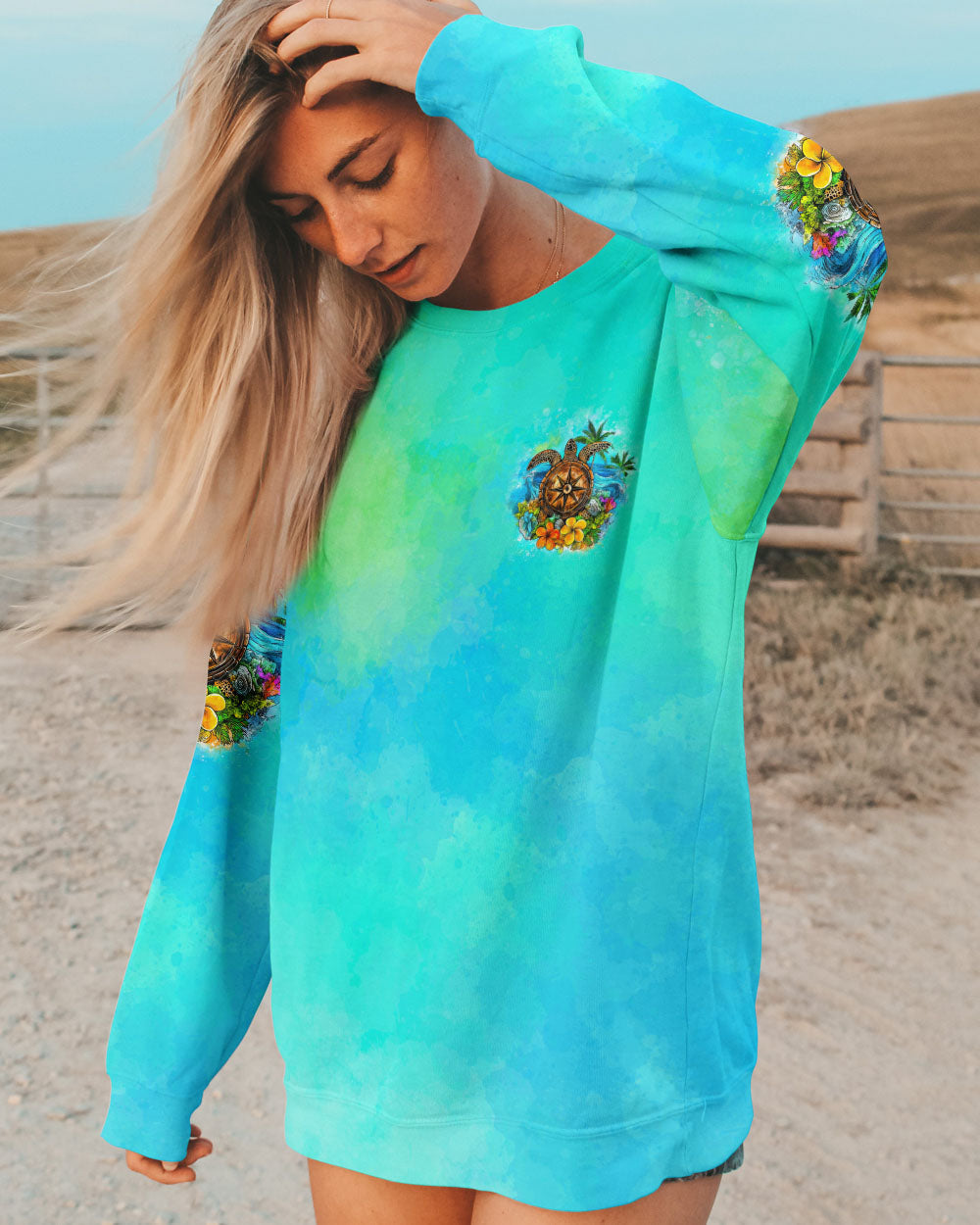 NOT ALL WHO WANDER ARE LOST TURTLE ALL OVER PRINT - TYTD1208241