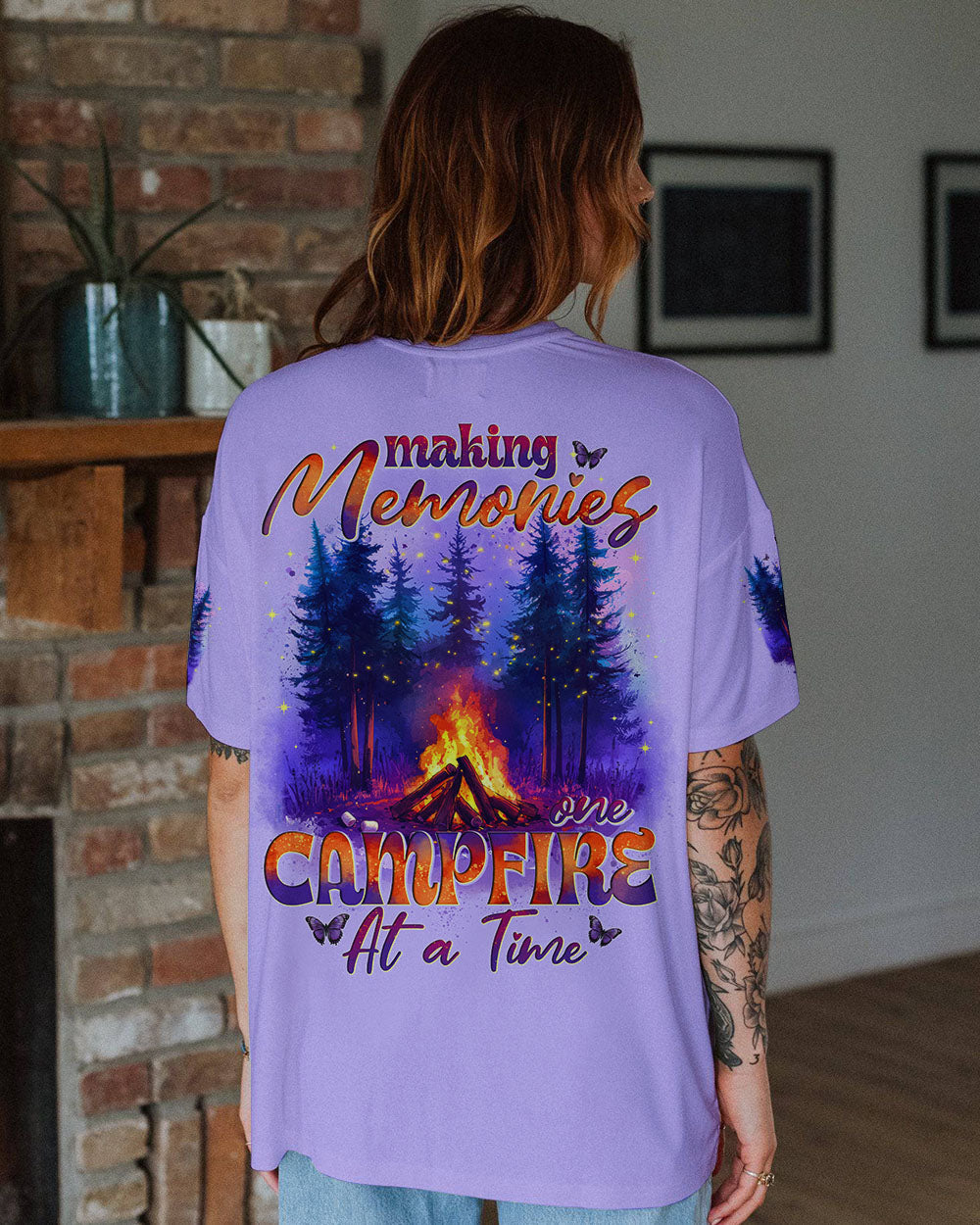 MAKING MEMORIES ONE CAMPFIRE AT A TIME ALL OVER PRINT - TYTD1303252