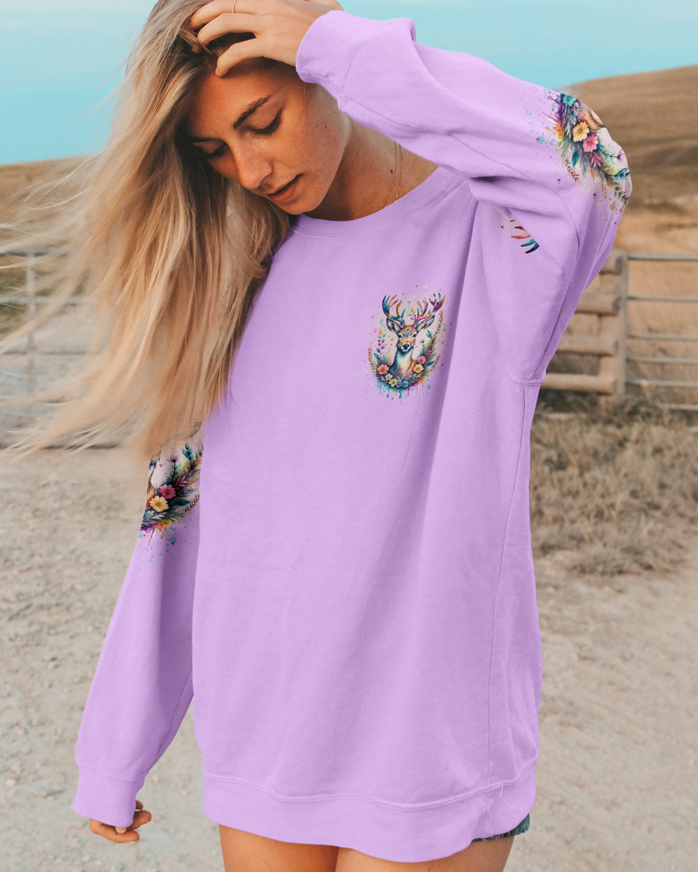 NOT ALL WHO WANDER ARE LOST DEER ALL OVER PRINT - TYTD1410243