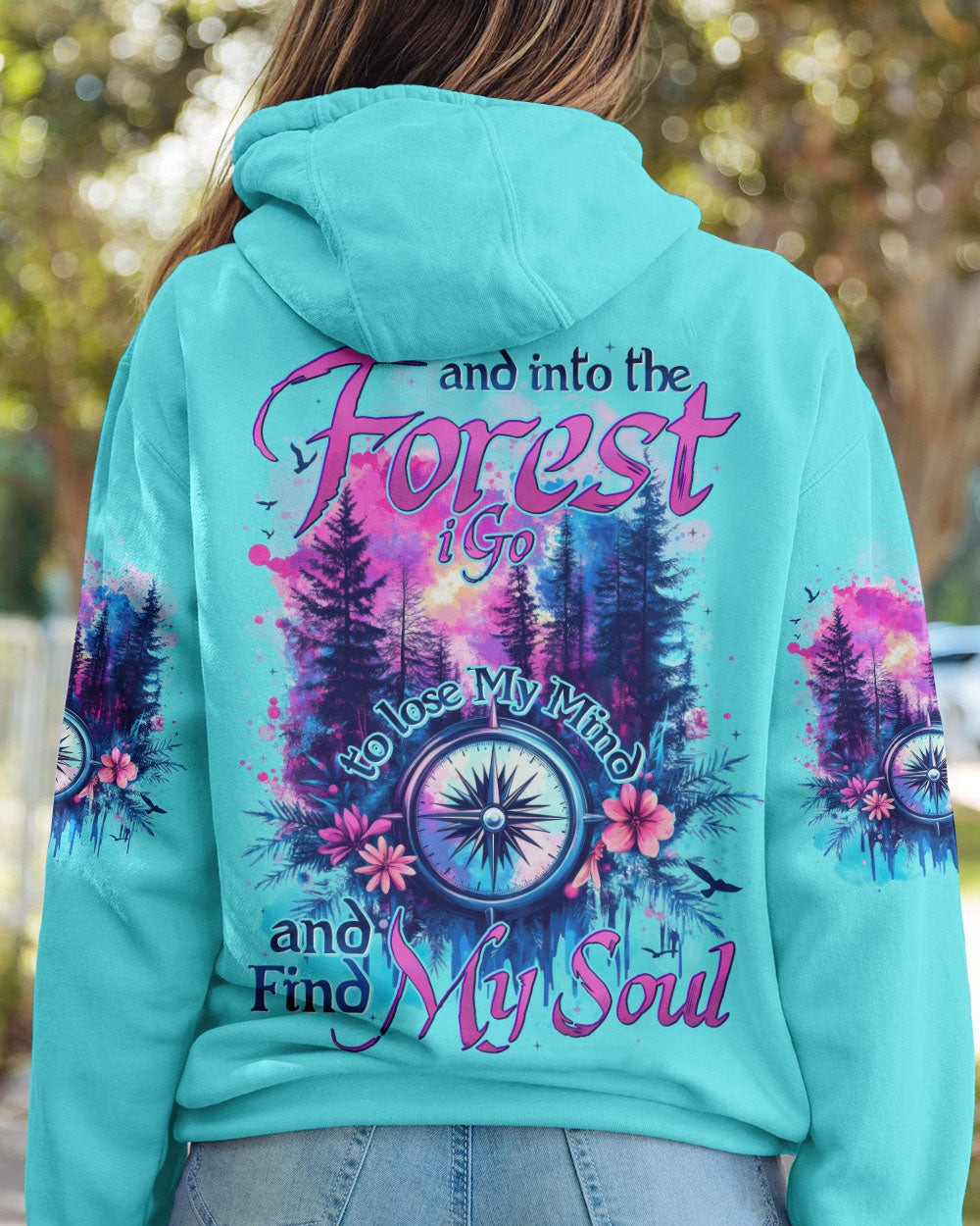 AND INTO THE FOREST I GO COMPASS ALL OVER PRINT - TYTD2006253