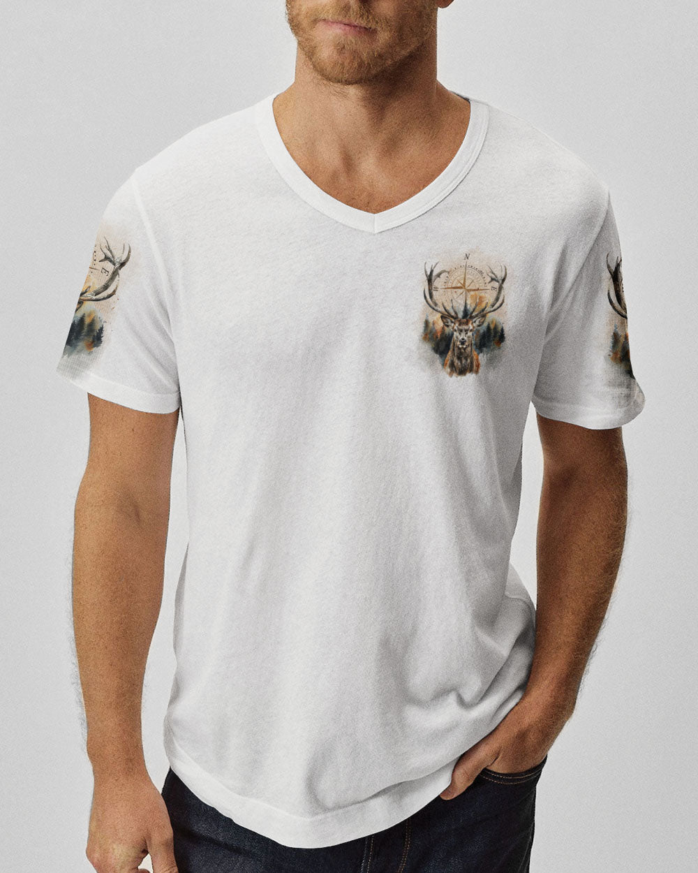 NOT ALL WHO WANDER ARE LOST DEER ALL OVER PRINT - TYTD2210244