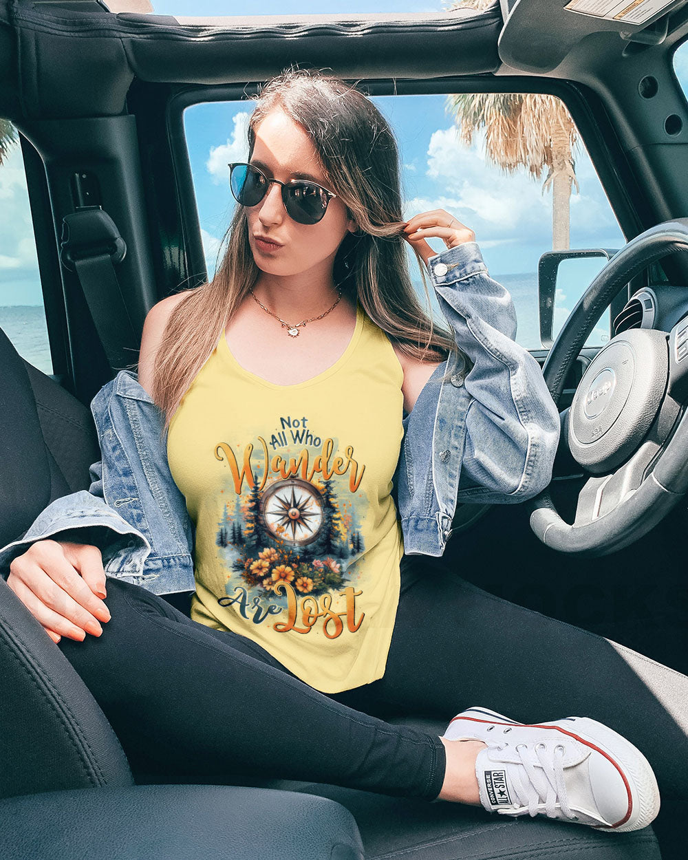 NOT ALL WHO WANDER ARE LOST COMPASS ALL OVER PRINT - TYTD2306253