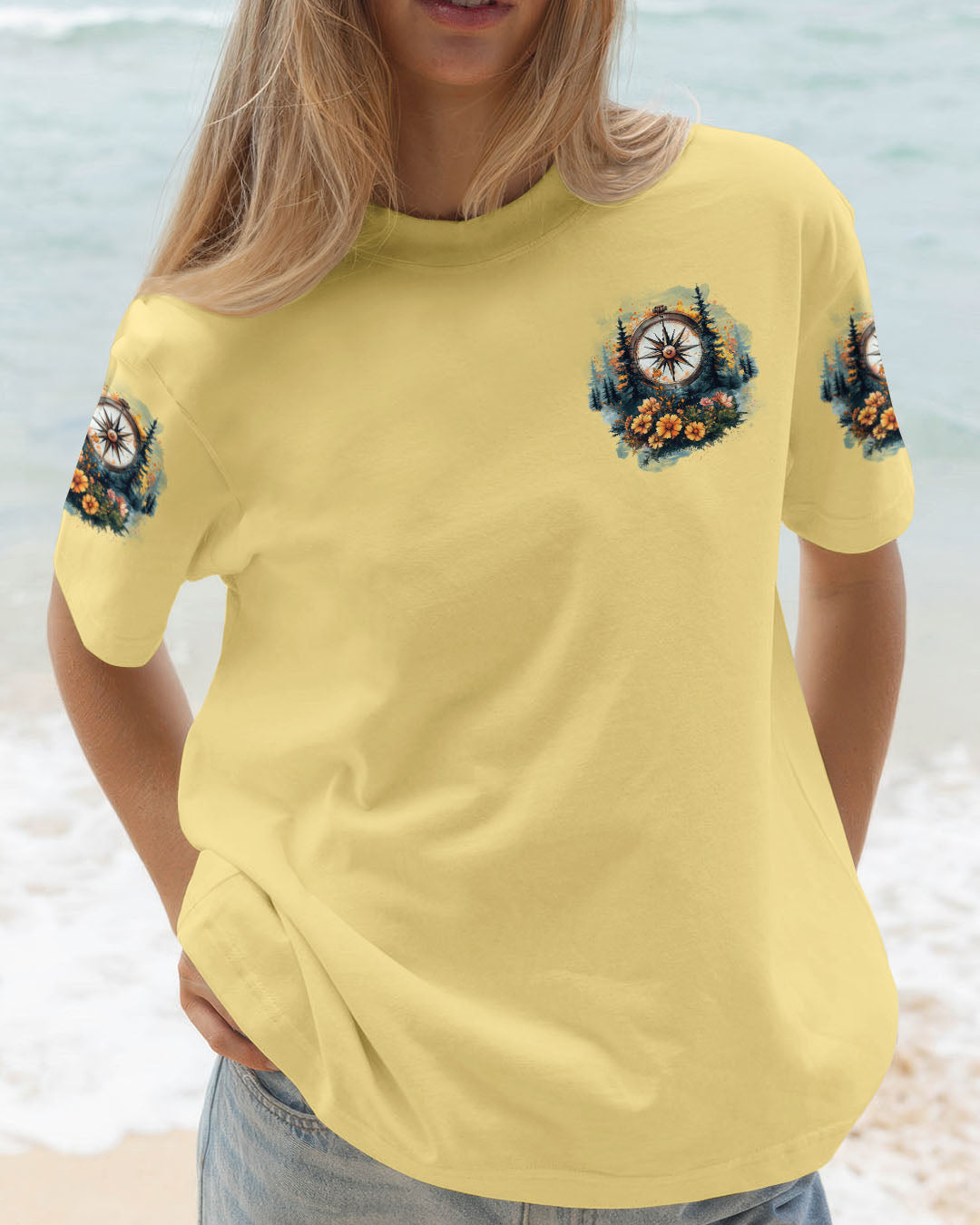 NOT ALL WHO WANDER ARE LOST COMPASS ALL OVER PRINT - TYTD2306253