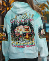 JUST A GIRL WHO LOVES CAMPING ALL OVER PRINT - TYTD2708241