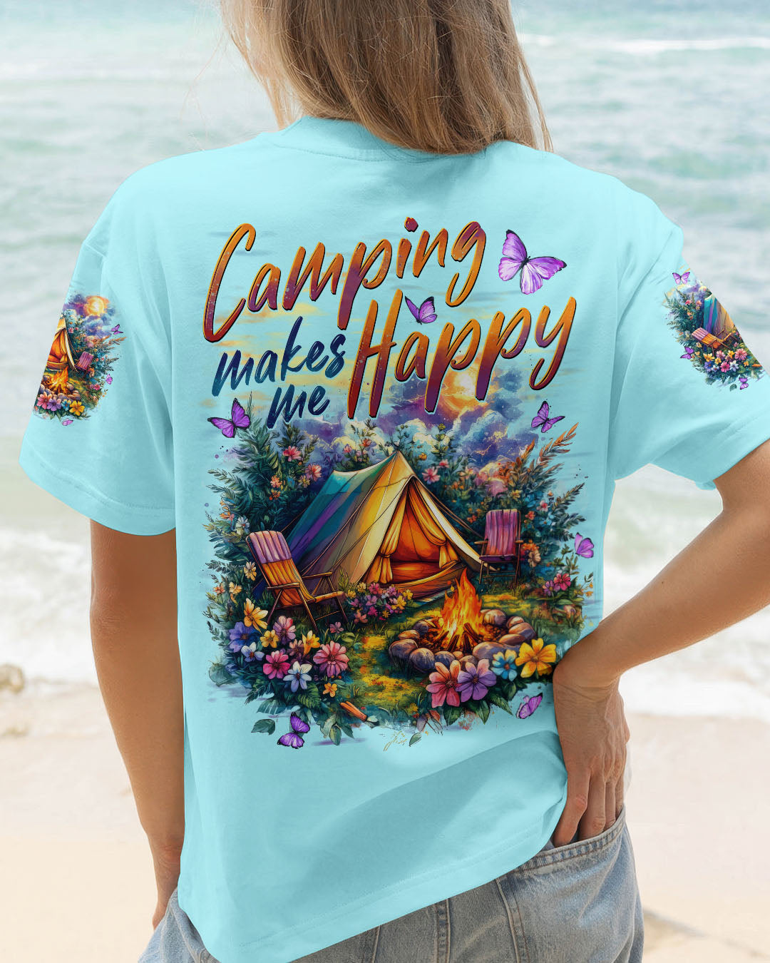 CAMPING MAKES ME HAPPY ALL OVER PRINT - TYTD2805251