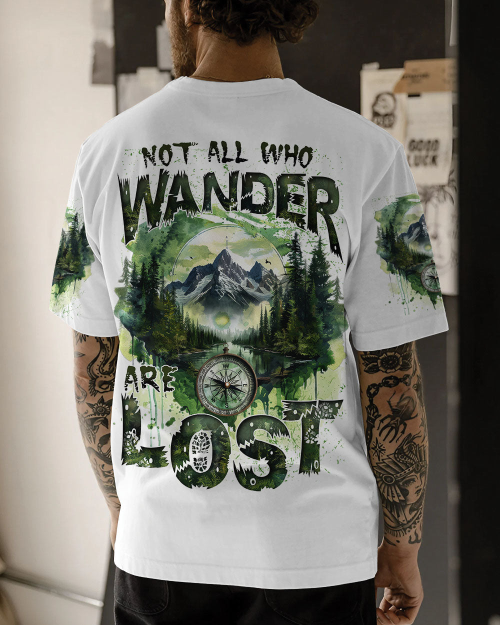 NOT ALL WHO WANDER ARE LOST ALL OVER PRINT - TYTD2809241
