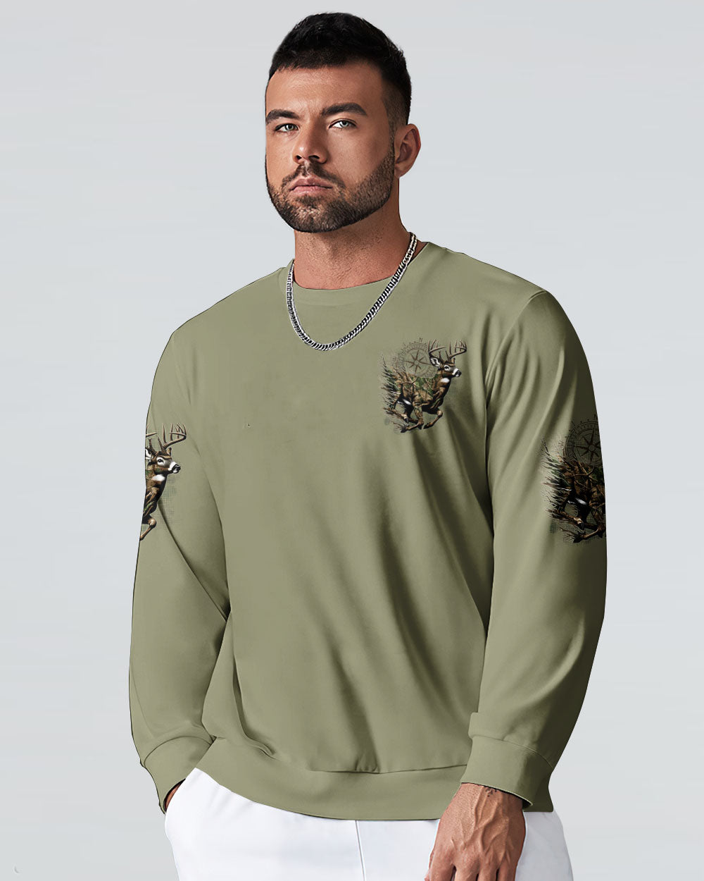 NOT ALL WHO WANDER ARE LOST DEER HUNTING CAMO ALL OVER PRINT - TYTD2911244