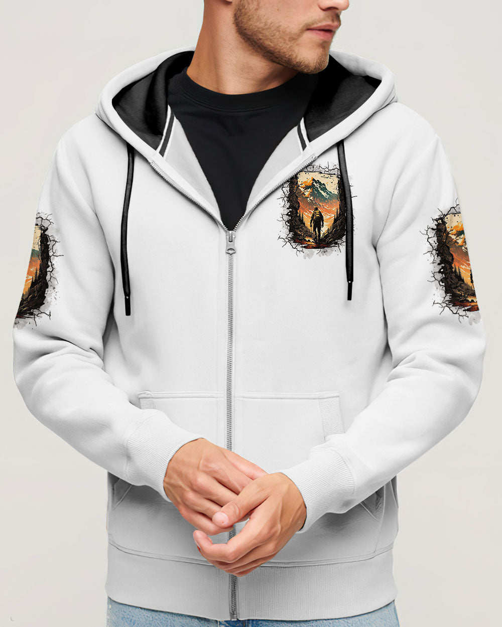 THE MOUNTAINS ARE CALLING ALL OVER PRINT - TYTD3007252