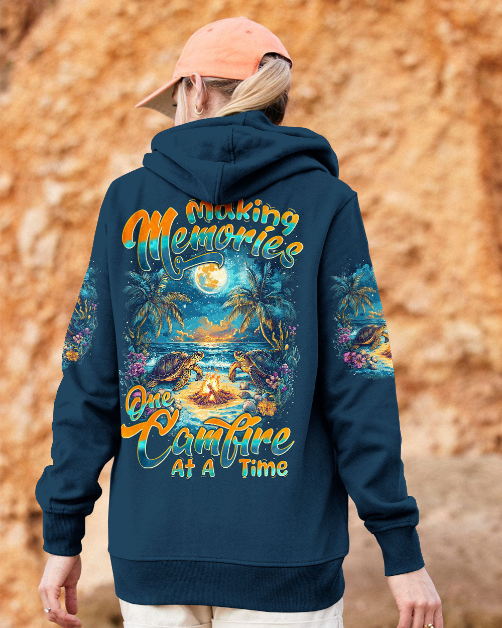MAKING MEMORIES ONE CAMPFIRE AT A TIME TURTLE ALL OVER PRINT - TYTM0312242