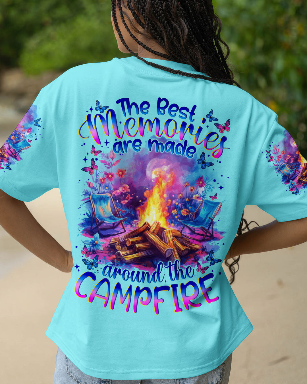 THE BEST MEMORIES ARE MADE AROUND CAMPFIRE ALL OVER PRINT - TYTM0606252
