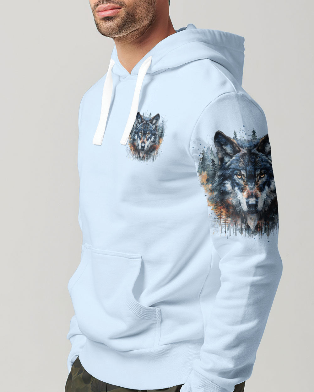 THE CLOSER I GET TO NATURE WOLF ALL OVER PRINT - TYTM0909242
