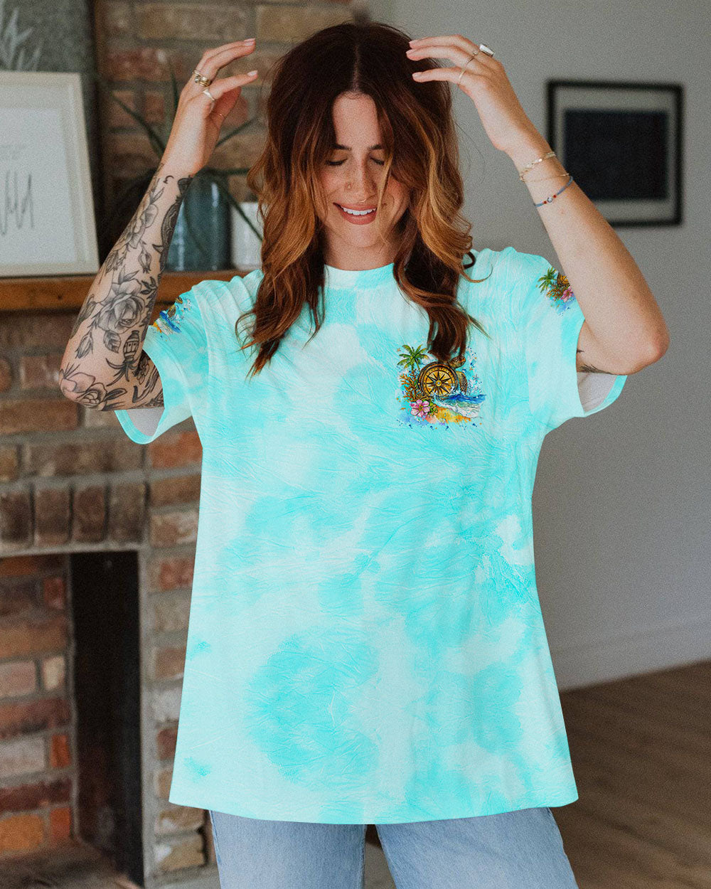 NOT ALL WHO WANDER ARE LOST TURTLE ALL OVER PRINT - TYTM1008242
