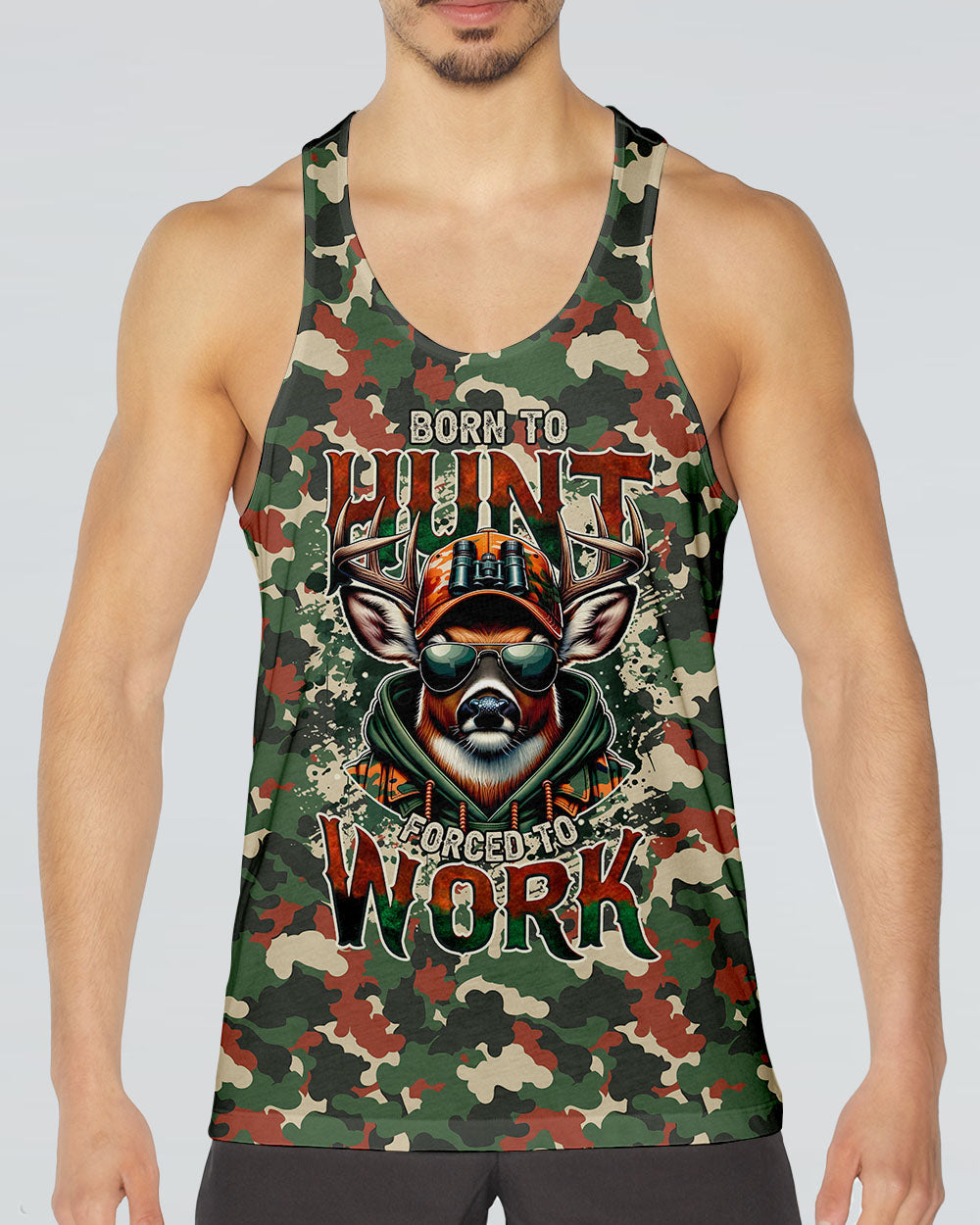 BORN TO HUNT DEER CAMO ALL OVER PRINT - TYTM1107253