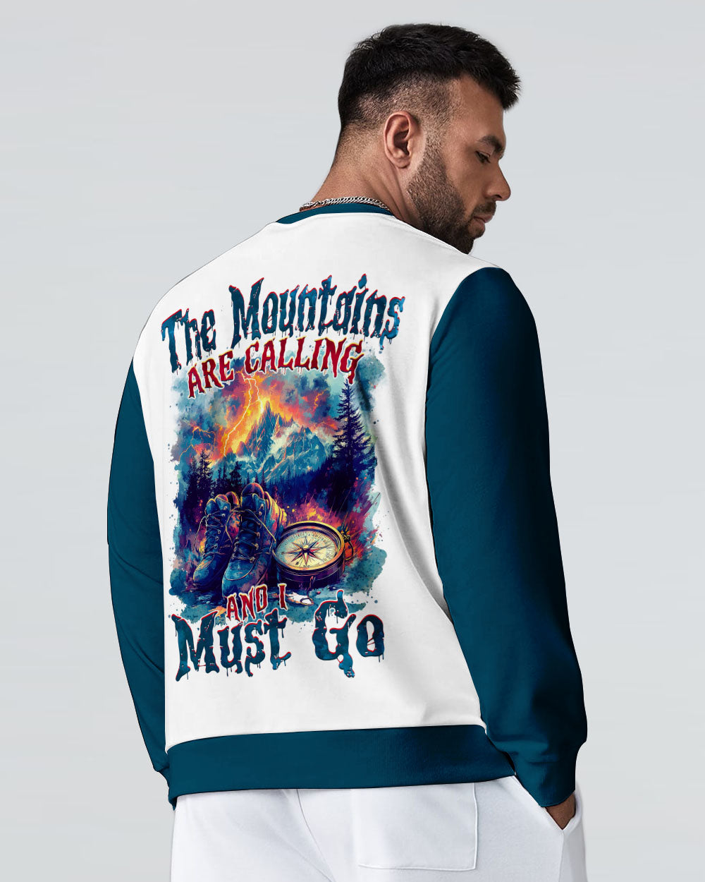THE MOUNTAINS ARE CALLING COMPASS ALL OVER PRINT - TYTM2009242