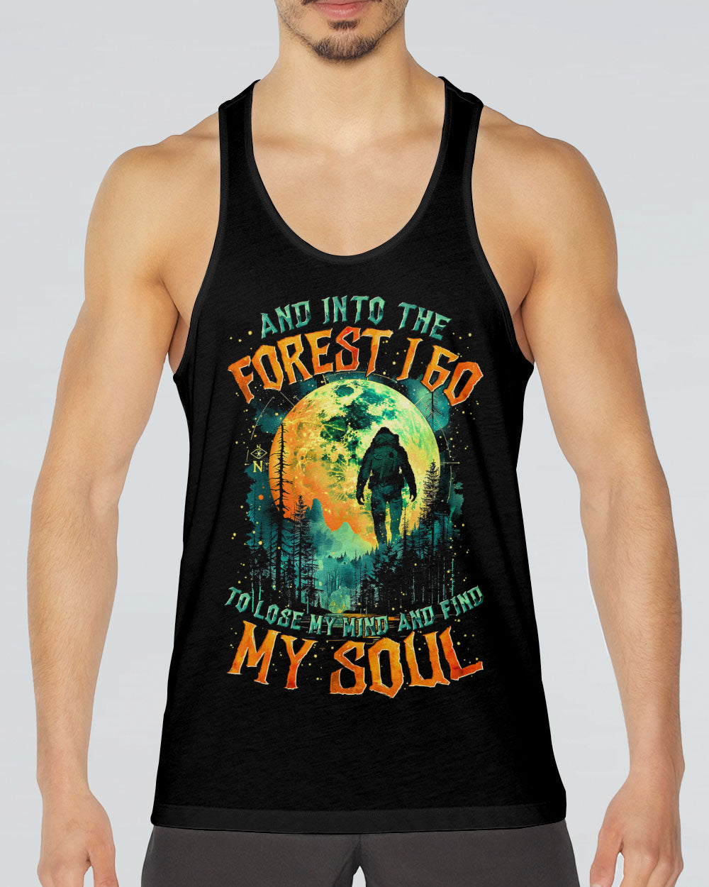 AND INTO THE FOREST I GO BIGFOOT ALL OVER PRINT - TYTM2101251