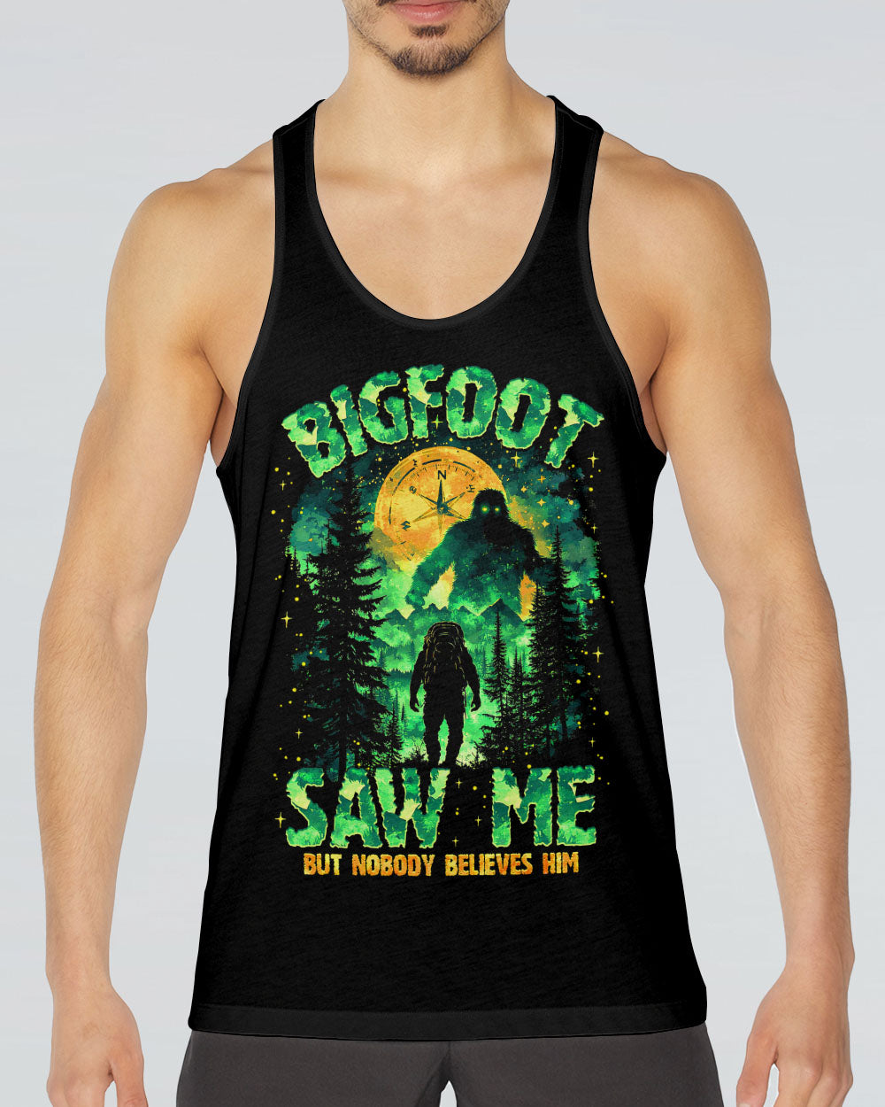 BIGFOOT SAW ME BUT NOBODY BELIEVES HIM ALL OVER PRINT - TYTM2101252