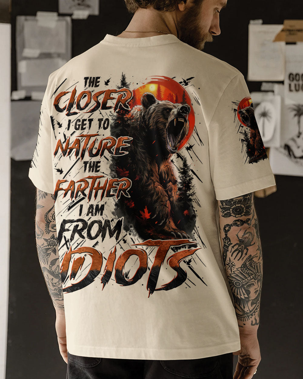 THE CLOSER I GET TO NATURE ALL OVER PRINT - TYTM2312242
