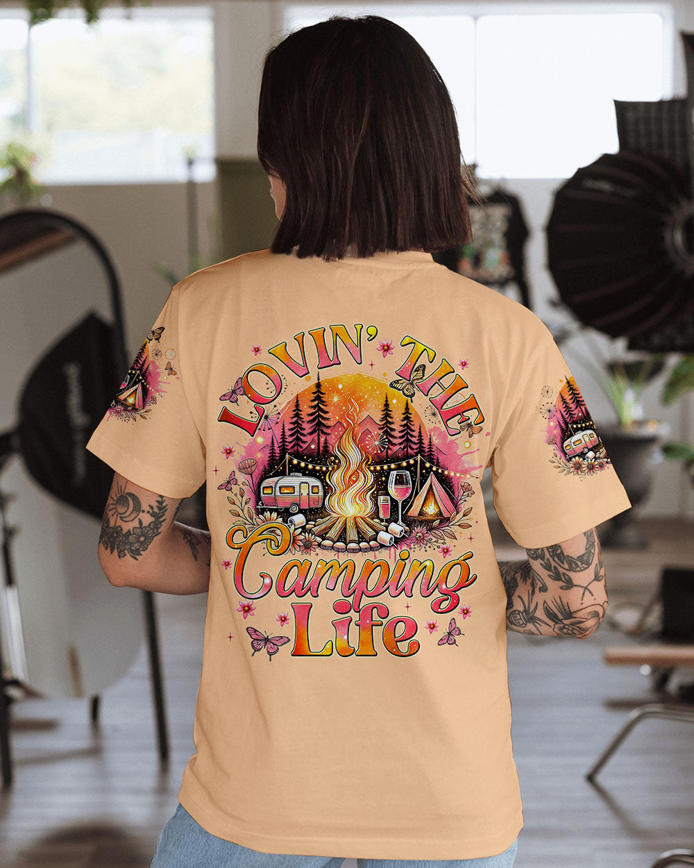LOVING THE CAMPING LIFE ALL OVER PRINT - TYTM2506244